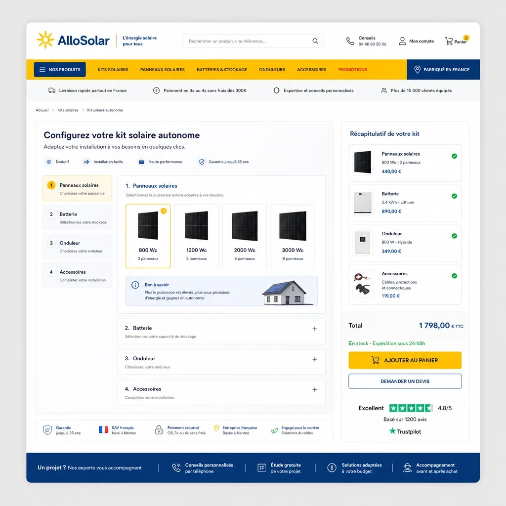 AlloSolar — configurateur