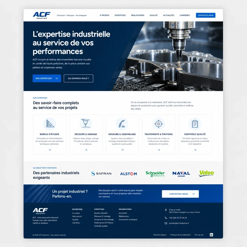 ACF — site institutionnel